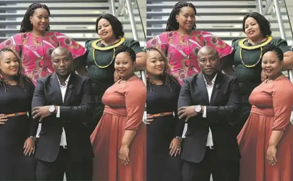 “One Wife Is Not Enough”- South African Man With Four Wives Urges Men To Emulate Him